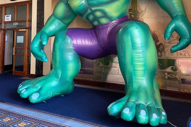 This Hulk will be at Gunwharf Quays.