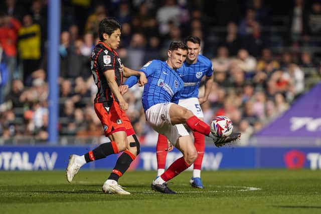 Freddie Potts in the thick of the action against Blackburn. Picture: Jason Brown/ProSportsImages