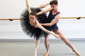 Principal ballerina and coach Lindsey Fraser, left, who will be starring in English Youth Ballet’s production of Swan Lake at the Kings Theatre on April 28 and 29.