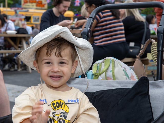 Ezra, 3, from Gosport at the British Street Food Awards southern heat. Photos by Alex Shute