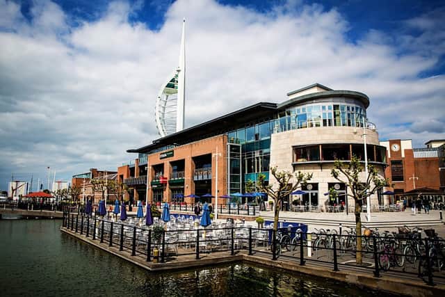 Gunwharf Quays, Portsmouth.