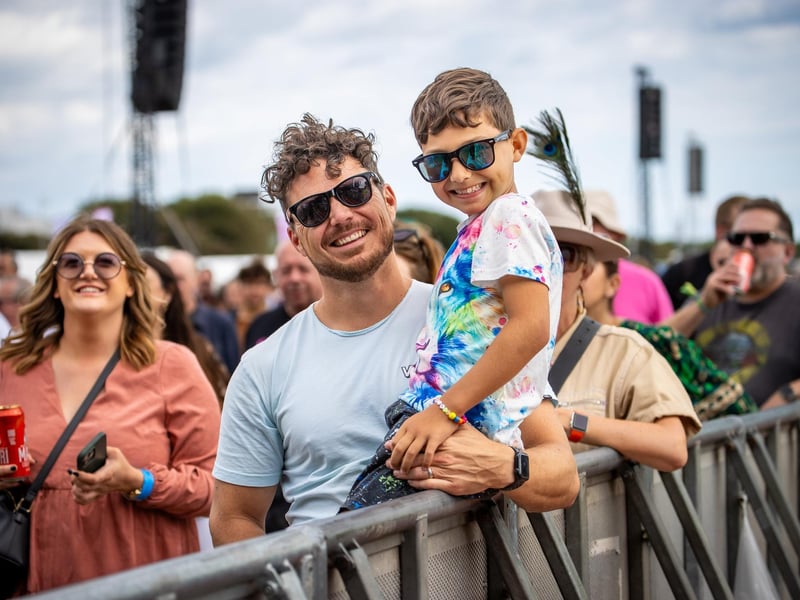 Fans watching Billy Nomates on the Common Stage. 
Picture: Alex Shute