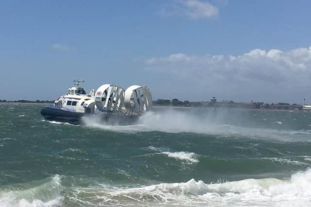 Hovertravel has suspended services to and from the Isle of Wight.
Picture: Kevin Kearney