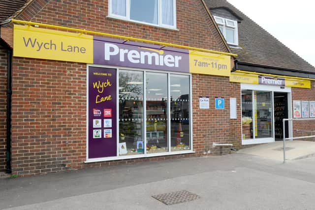 The Premier corner shop in Wych Lane, Gosport. Picture: Sarah Standing (190419-6315)