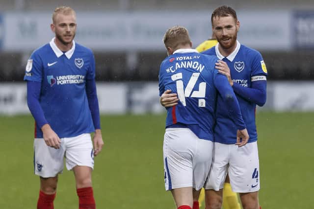 Jack Whatmough, Andy Cannon and Tom Naylor are all out of contract at the season's end. Picture: Daniel Chesterton/phcimages.com