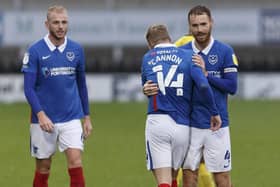 Jack Whatmough, Andy Cannon and Tom Naylor are all out of contract at the season's end. Picture: Daniel Chesterton/phcimages.com
