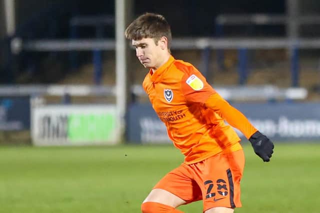 Alfie Bridgman scored the only goal of the game as Pompey's academy youngsters bear Erith Town 1-0 in the first round of the FA Youth Cup.