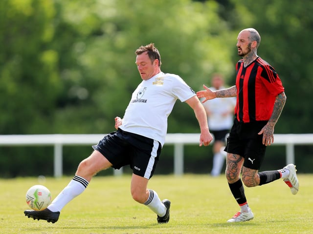 Fleetlands (white) v Fareham Town. Picture: Chris Moorhouse
