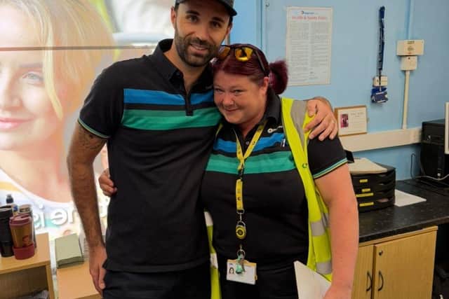 Ricky Clark, Controller and Emma-Jane Wyse, Bus Driver