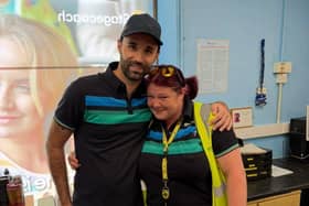 Ricky Clark, Controller and Emma-Jane Wyse, Bus Driver