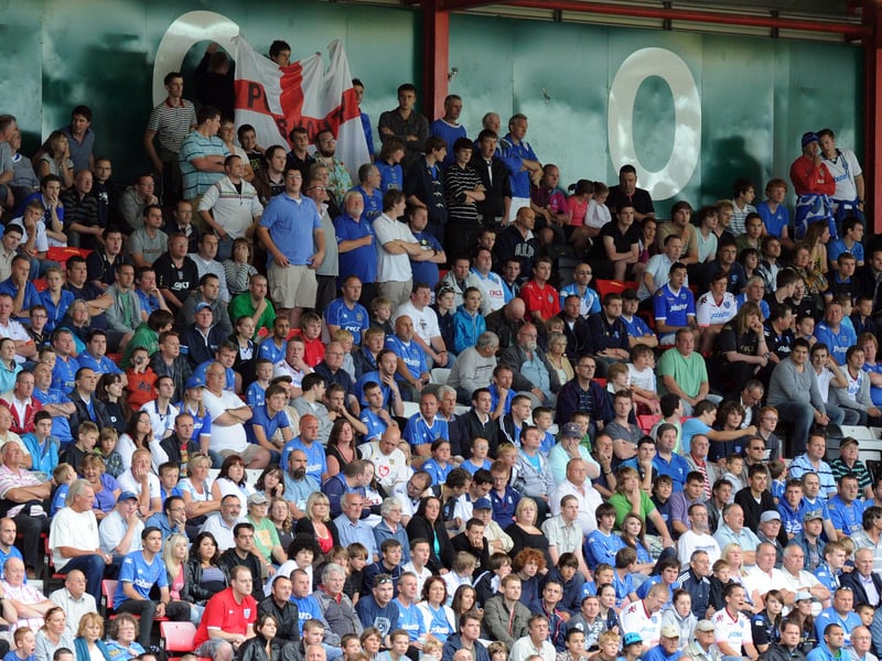 A decent Pompey crowd made the trip to the Cherries in 2010.