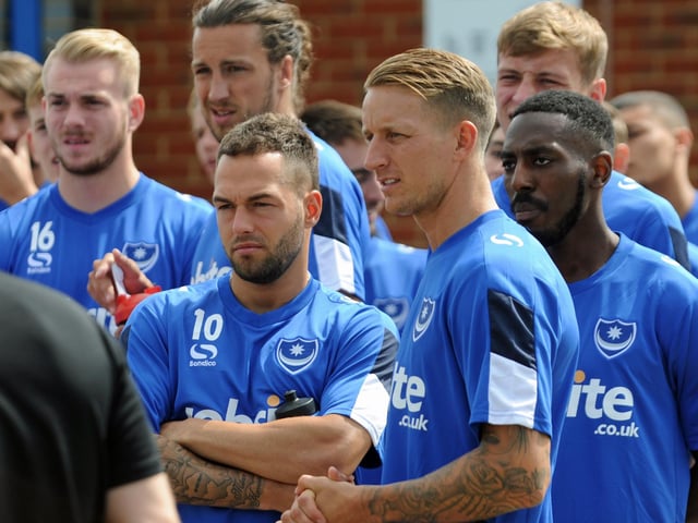 Pompey pre-season workout at Portchester in May 2016. Picture: Ian Hargreaves  (160855-11)