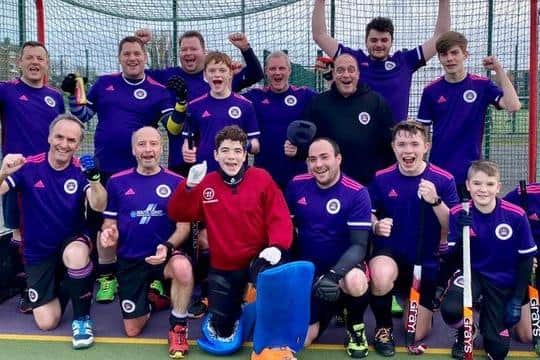 Portsmouth 4ths celebrate winning the Hampshire Division 8 title