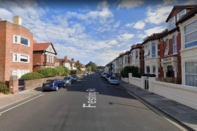 The youths were arrested in Festing Road, Southsea. Picture: Google Street View.