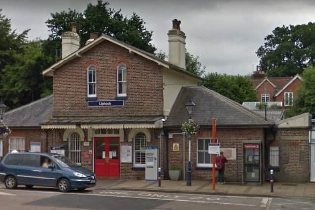 Three Portsmouth teenagers assaulted a boy, 15, at Liphook Railway Station. Picture: Google Street View.