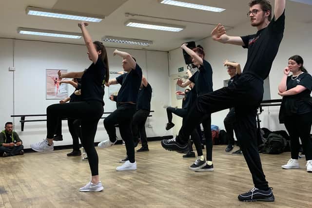 Learning the moves.