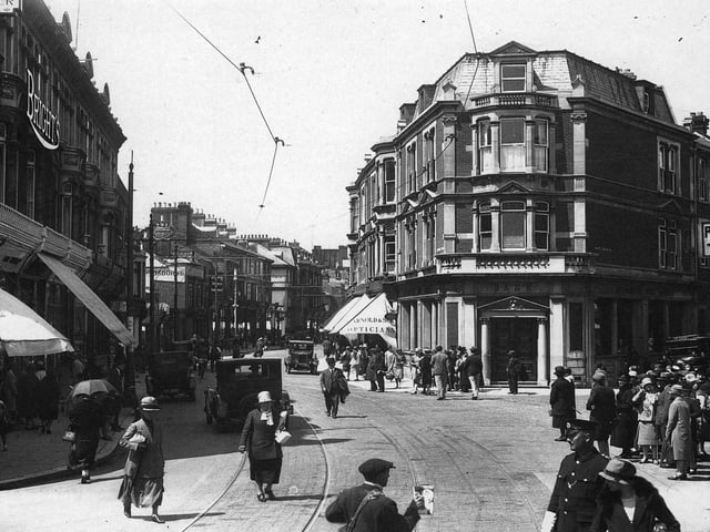 Osborne Road, Southsea late 1950's. Picture: costen.co.uk