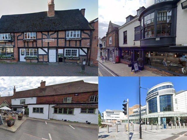 Here are some of the most booked venues in Hampshire according to Open Table.