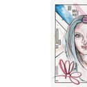 The cover of Your Face Is An Album, a charity tribute album in memory of Porsche 'Pops' McGregor-Sims, who died at 27 two weeks after being diagnosed with cervical cancer. Artwork by Samo White