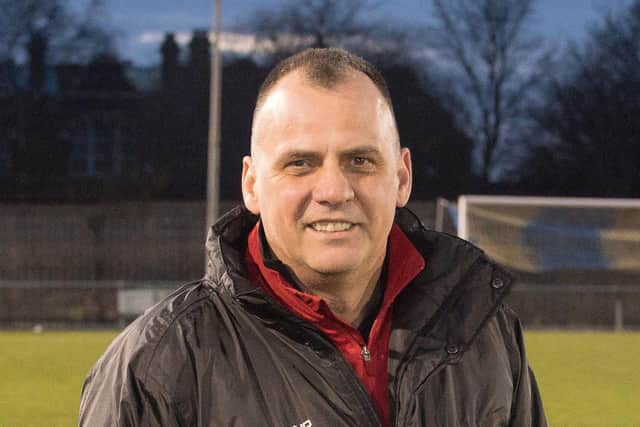 Fareham manager Pete Stiles is starting a two-game stadium ban this weekend