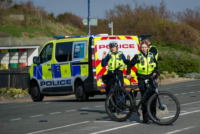 Police presence in Southsea in March. Picture: Habibur Rahman