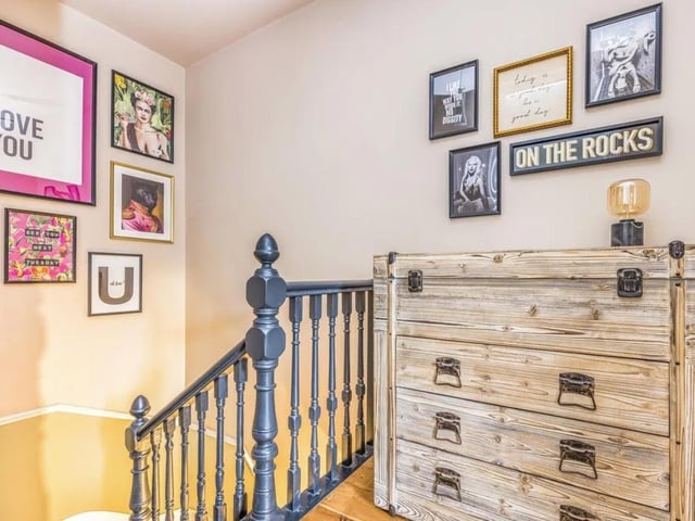 This property comes with two bedrooms, one bathroom and two reception rooms, as well as a garden.