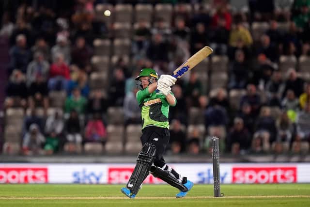 Southern Brave's Alex Davies during The Hundred match at The Ageas Bowl. Picture: John Walton/PA Wire.