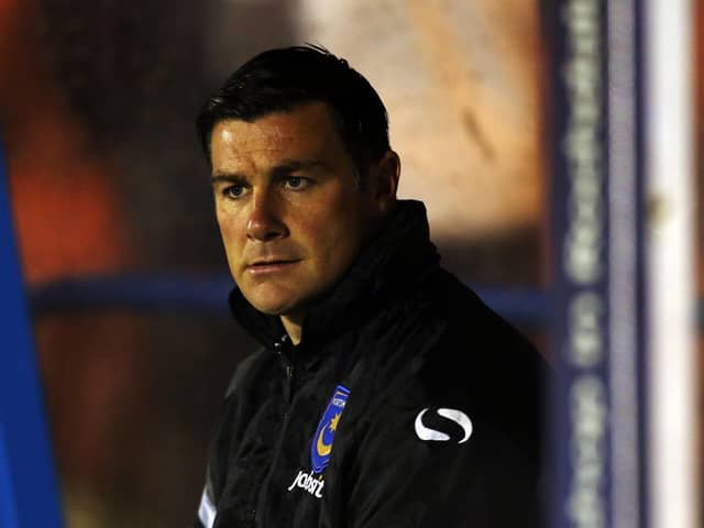 Richie Barker signed Wes Fogden for Pompey in January 2014 - but was sacked two-and-a-half months later. Picture: Joe Pepler