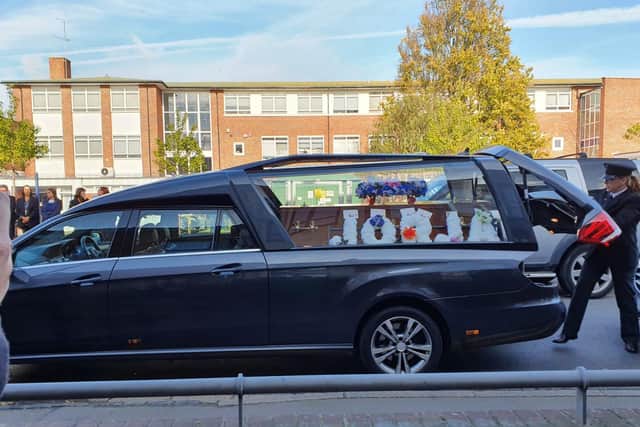 Family attended the funeral of Portsmouth teenager Jorja Halliday on November 3, 2021.