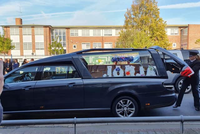 Family attended the funeral of Portsmouth teenager Jorja Halliday on November 3, 2021.
