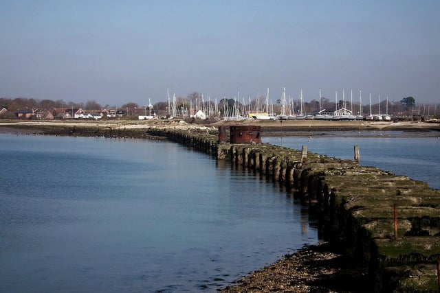 The five-mile mile off-off round trip starts at the car park to the rear of the garage at North Hayling Halt, Havant Road, Hayling and leads down to West Town, following the route of the former Hayling Billy railway. Taking in the shoreline, the trail is an accessible footpath, cycle route and bridleway and is popular with bird and nature watchers, cyclists, runners and mobility vehicle users. Pictured: A view of the remains of the old train bridge from the trail by Mike Fooks