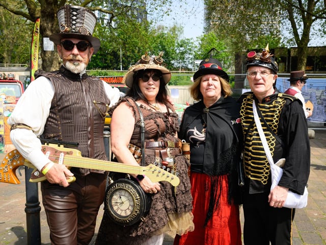 Gosport Steam Punk Society. Picture: Keith Woodland (110521-124)