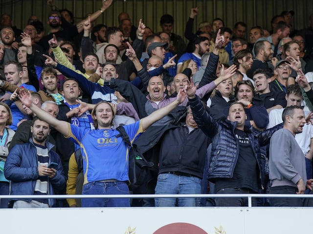 Pompey fans packed out the away end on their first visit to Loftus Road since 2019.
