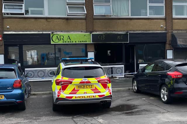 Carvalho's Kitchen has been damaged in a fire last night approximately a month after the new owner took it over.