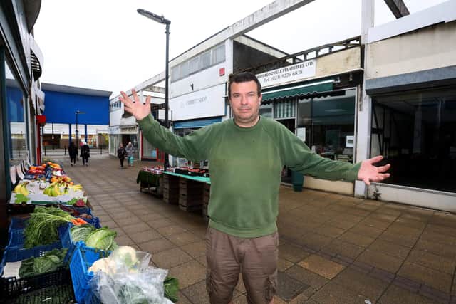 Andrew Price in Wellington Way. Picture: Sam Stephenson