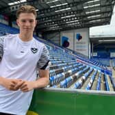Summer signing Liam Vincent has been out for four months after feeling injury in his second Pompey training session. Picture: Portsmouth FC