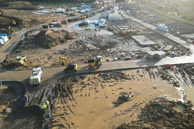 The building site on Hayling Island