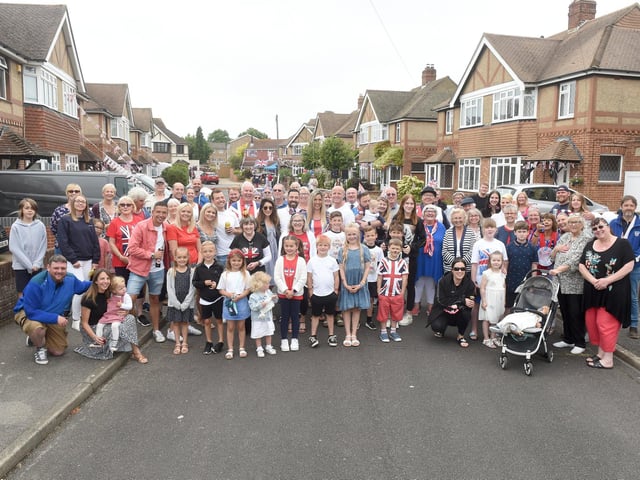 Residents in Weymouth Avenue, Gosport, held a street party on Sunday, June 5m to celebrate The Queen's Platinum Jubilee.
Picture: Sarah Standing (050622-9205)