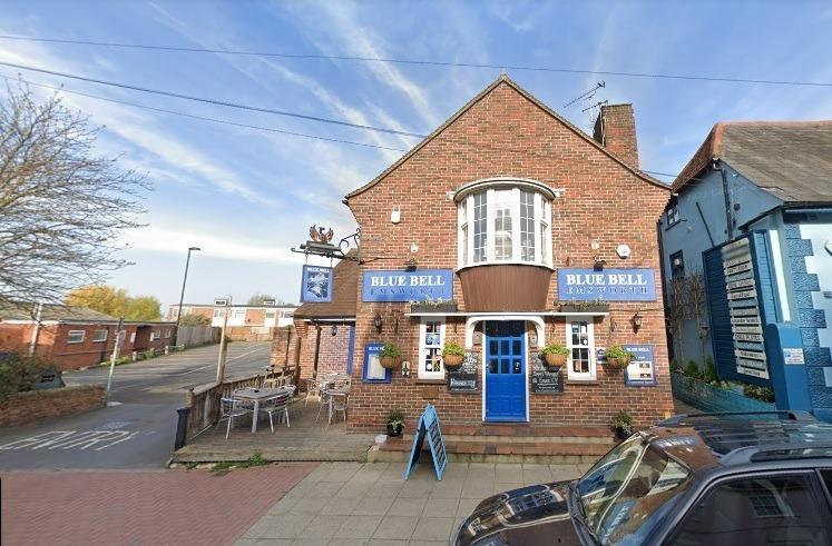 The Blue Bell Inn on South Street, Emsworth, has a reputation for great food. It has rating of 4.5 from 736 reviews on TripAdvisor.
