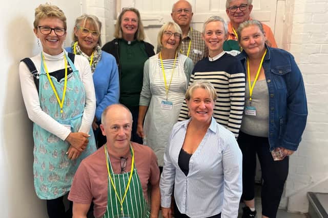Volunteers who offer Sunday Suppers at St Simon's, Southsea (including the Rev Jackie Twine)