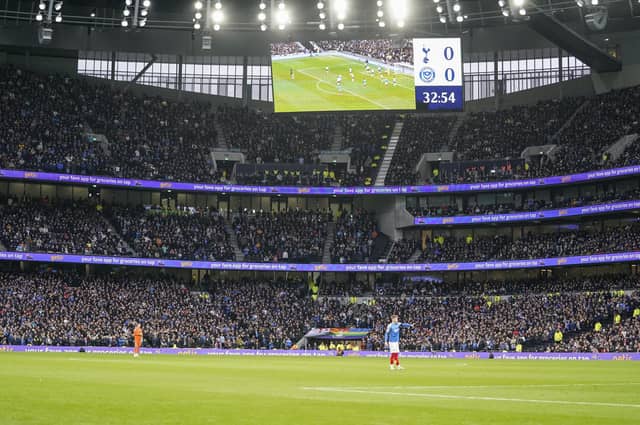 Pompey highest and lowest away attendances this season.