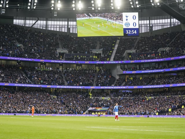 Pompey highest and lowest away attendances this season.