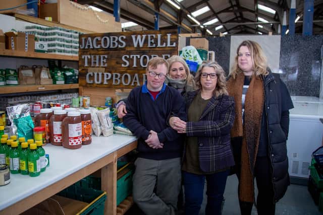 Director, Lorraine Pottinger, with her staff, David Grocock, Sam Harris and Cherish-Star Pottinger Picture: Habibur Rahman