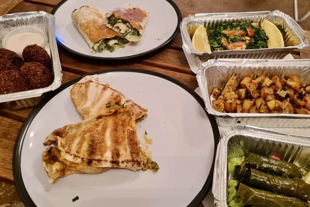 Tapas from Leilamezze eaten by the Dish Detective, November 2020