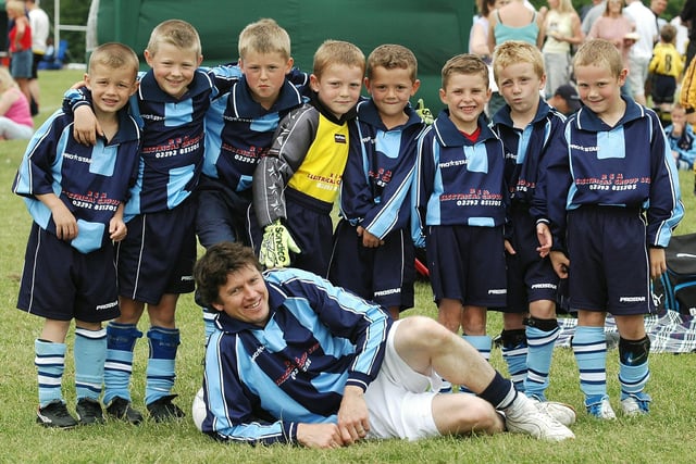 Cosham Blues U8s. Picture by Mick Young