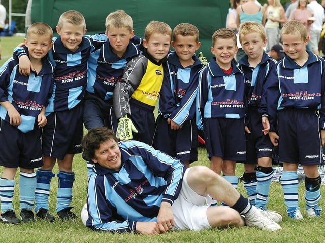 Cosham Blues U8s. Picture by Mick Young