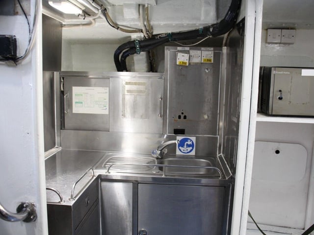 Inside the former HMS Sabre