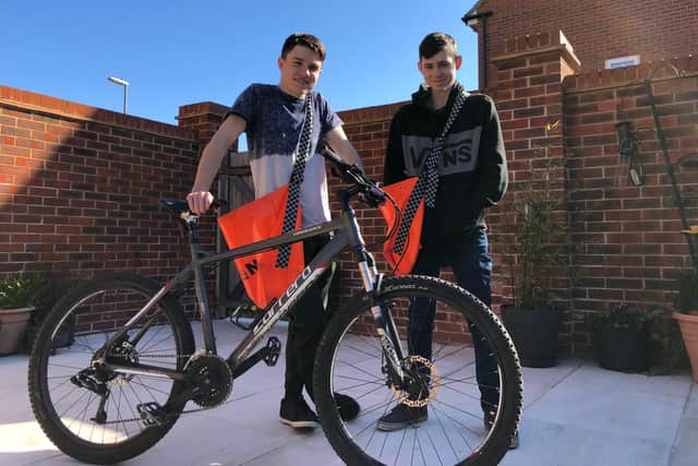 Paperboys Daniel Jones, left, and brother Gareth