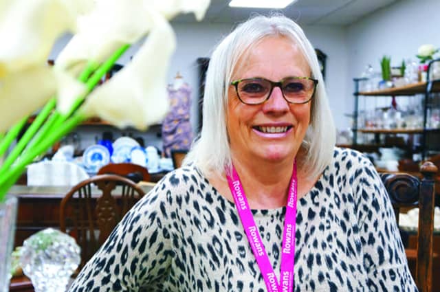 Su McKenzie, one of the volunteers at Rowans Hospice