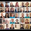 Singers from across the world joined forces to feature on Sing As One, which is raising funds for Rowans Hospice. Pictured: A screenshot of the singers from the song's video
